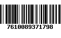 Código de Barras 7610089371798