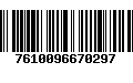 Código de Barras 7610096670297