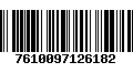 Código de Barras 7610097126182