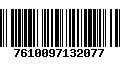 Código de Barras 7610097132077