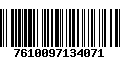 Código de Barras 7610097134071