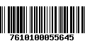 Código de Barras 7610100055645