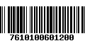 Código de Barras 7610100601200