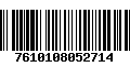 Código de Barras 7610108052714