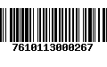 Código de Barras 7610113000267