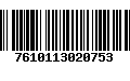 Código de Barras 7610113020753