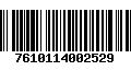 Código de Barras 7610114002529