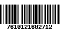 Código de Barras 7610121602712