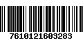 Código de Barras 7610121603283