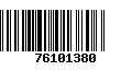 Código de Barras 76101380