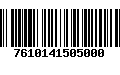 Código de Barras 7610141505000