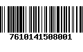 Código de Barras 7610141508001