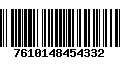 Código de Barras 7610148454332