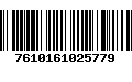 Código de Barras 7610161025779