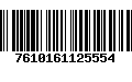 Código de Barras 7610161125554