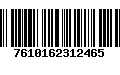 Código de Barras 7610162312465