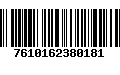 Código de Barras 7610162380181