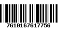 Código de Barras 7610167617756