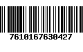 Código de Barras 7610167630427