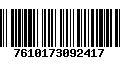 Código de Barras 7610173092417