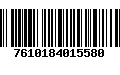 Código de Barras 7610184015580