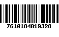 Código de Barras 7610184019328