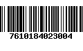 Código de Barras 7610184023004