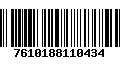 Código de Barras 7610188110434