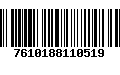 Código de Barras 7610188110519