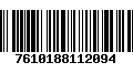 Código de Barras 7610188112094