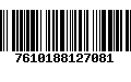 Código de Barras 7610188127081