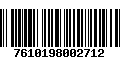 Código de Barras 7610198002712