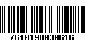 Código de Barras 7610198030616