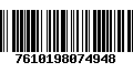 Código de Barras 7610198074948