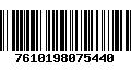 Código de Barras 7610198075440