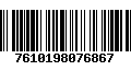 Código de Barras 7610198076867