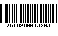 Código de Barras 7610200013293