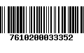 Código de Barras 7610200033352