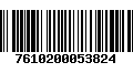 Código de Barras 7610200053824