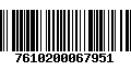 Código de Barras 7610200067951