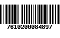 Código de Barras 7610200084897