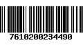 Código de Barras 7610200234490