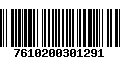 Código de Barras 7610200301291