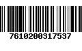 Código de Barras 7610200317537