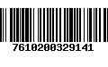 Código de Barras 7610200329141