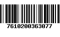 Código de Barras 7610200363077