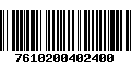 Código de Barras 7610200402400