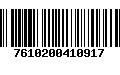 Código de Barras 7610200410917