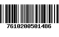 Código de Barras 7610200501486