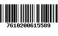 Código de Barras 7610200615589